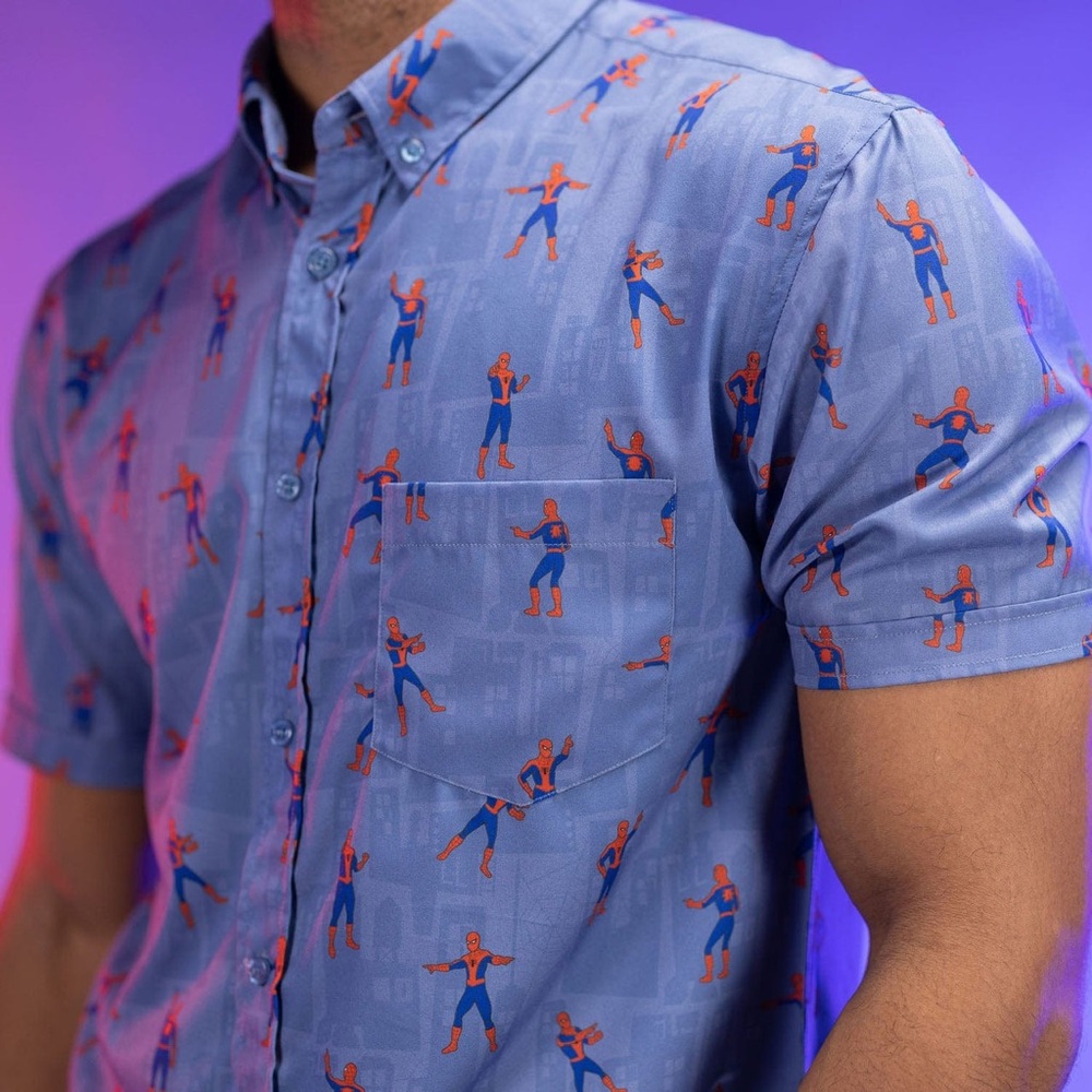 RSVLTS SPIDER-MAN "THE MEME"
 KUNUFLEX Short Sleeve Shirt